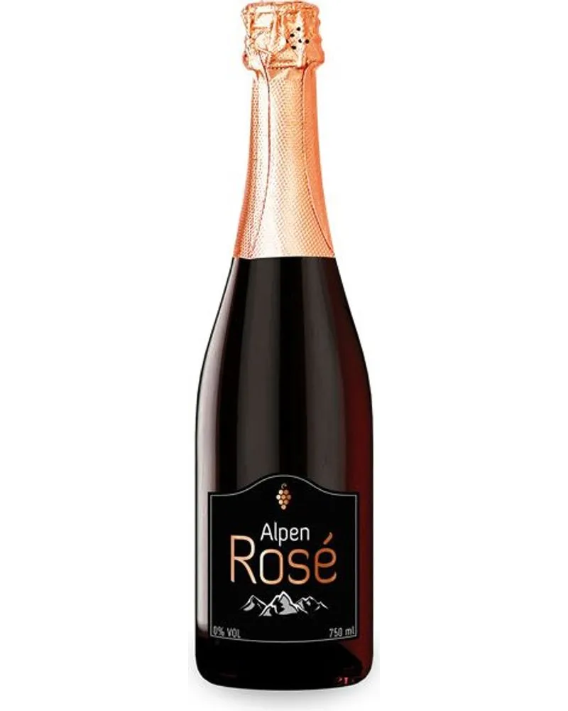 N°0 Alpen Rosé non-alcoholic Sparkling Rosé wine bottle