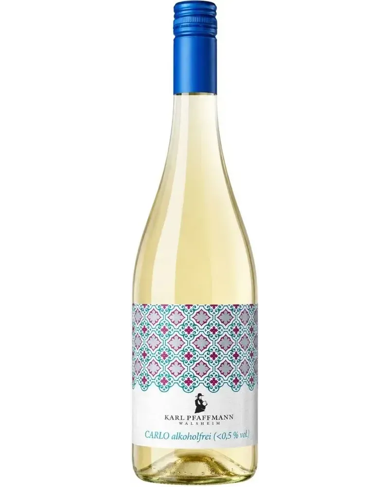 Carlo Secco non-alcoholic Sparkling White wine bottle