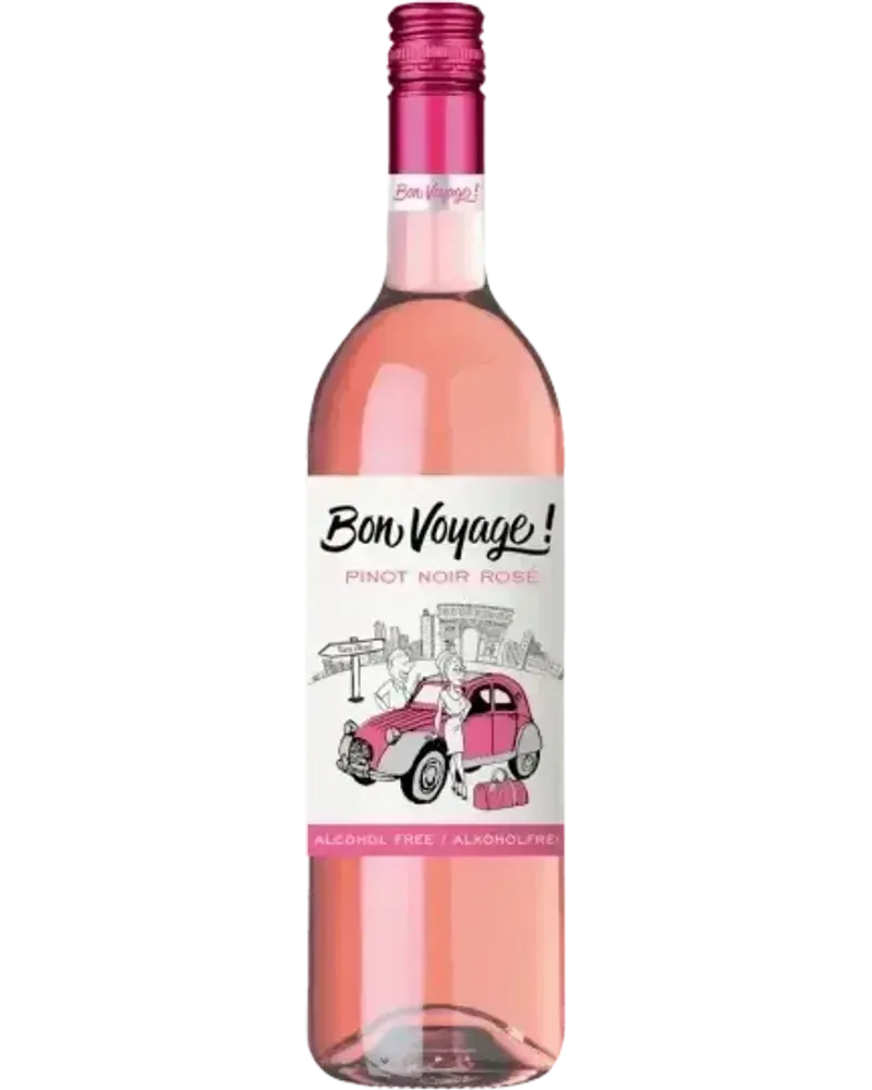 Bon Voyage Pinot Noir Rosé alkoholfreie Rosé Weinflasche