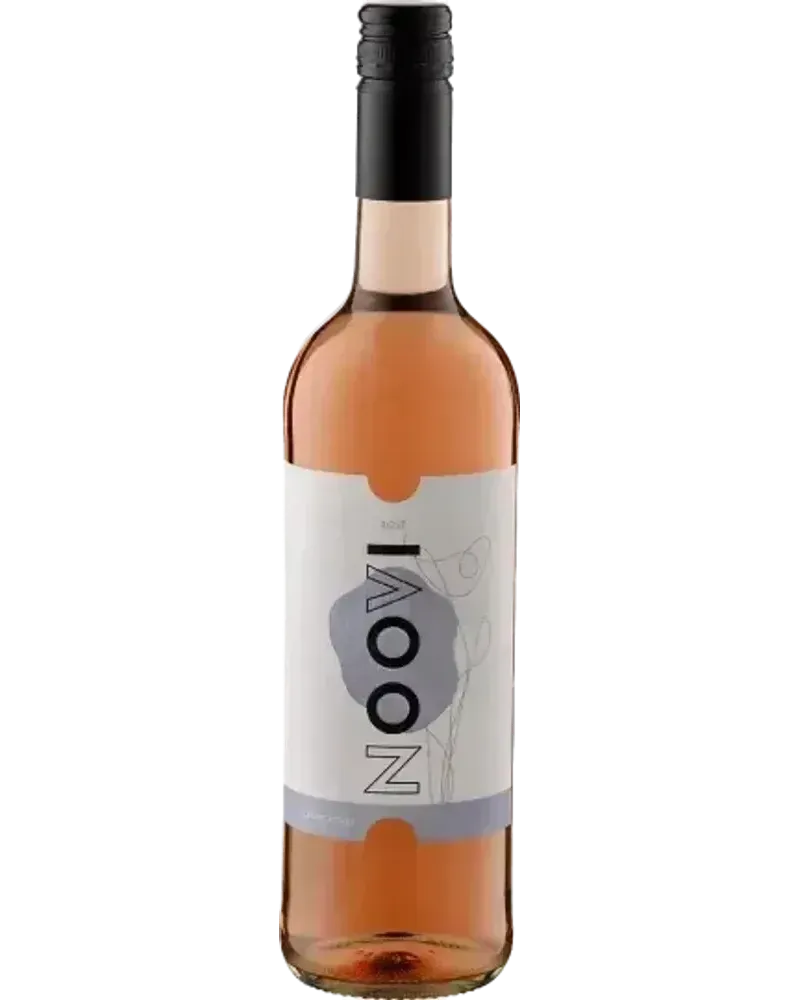 Rosé alkoholfreie Rosé Weinflasche