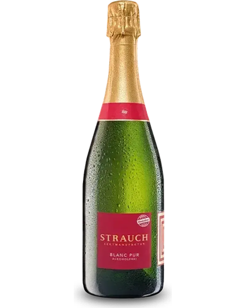 Blanc Pur Bio alkoholfreie Schaumwein weiß Weinflasche