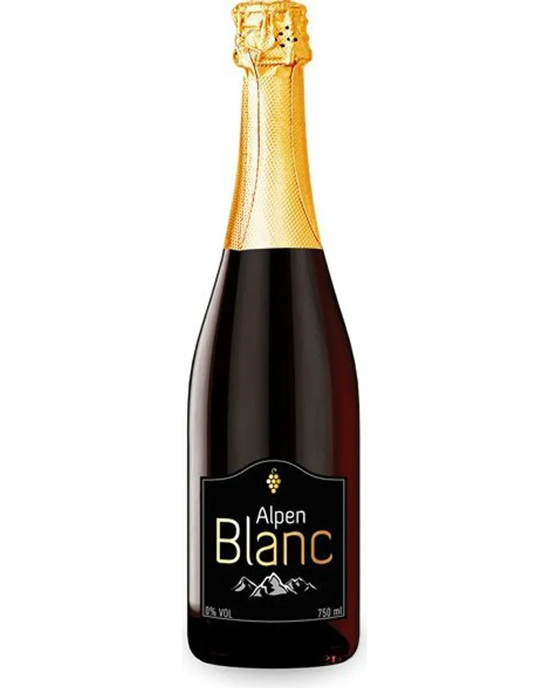 N°0 Alpen Blanc non-alcoholic Sparkling White wine bottle
