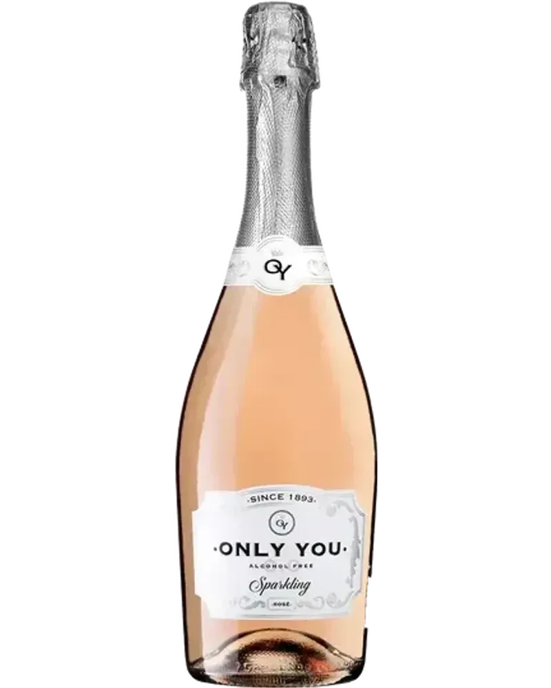 Only You, Rosé alcoholvrije Sprankelend Rosé wijnfles