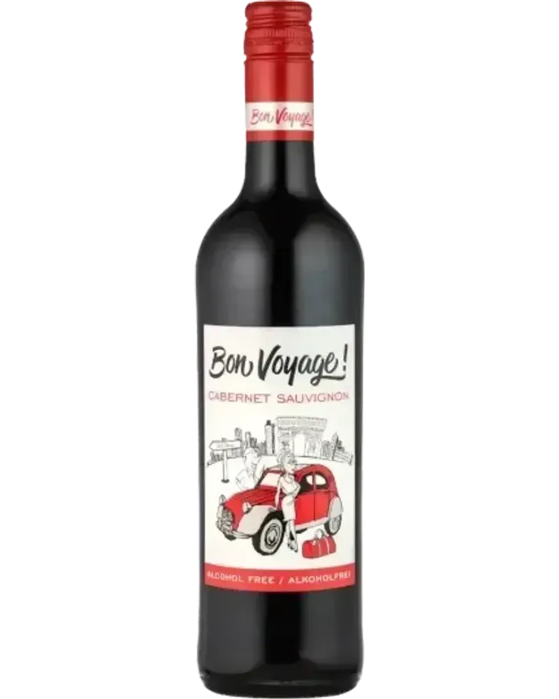 Bon Voyage Cabernet Sauvignon alkoholfreie Rot Weinflasche
