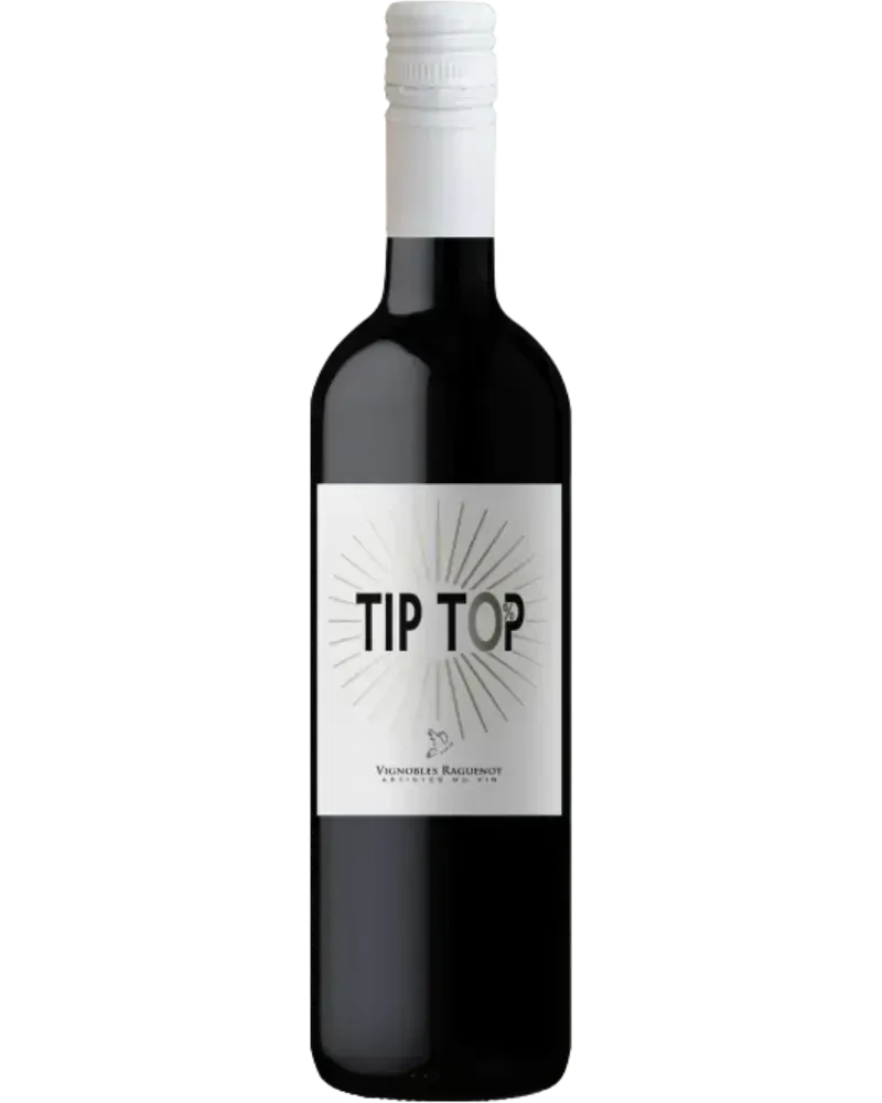 Tip Top Rouge non-alcoholic Red wine bottle