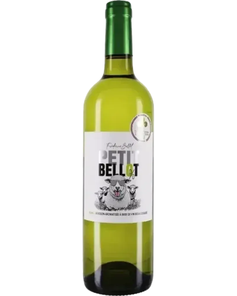 Blanc alcoholvrije Wit wijnfles