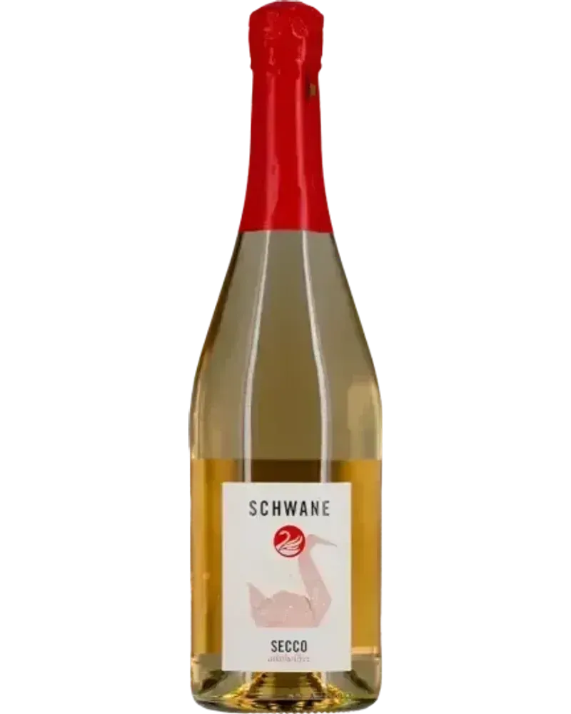 Schwane Secco non-alcoholic Sparkling White wine bottle