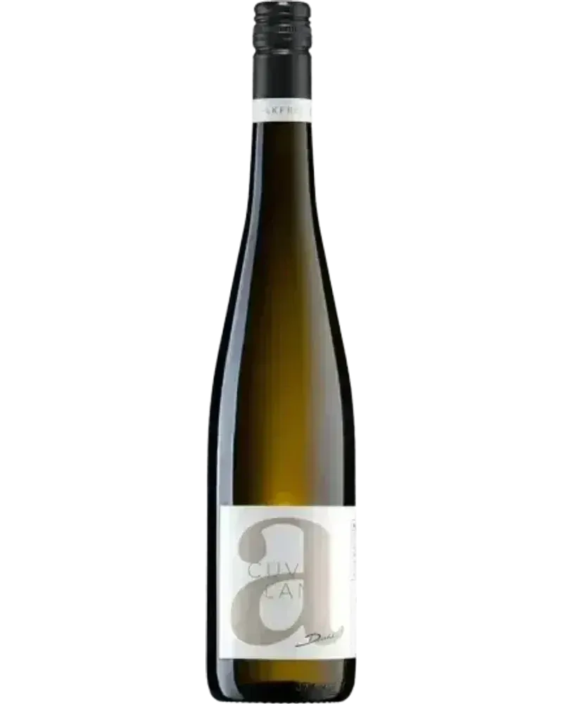 Cuvée Blanc alkoholfreie Weiß Weinflasche