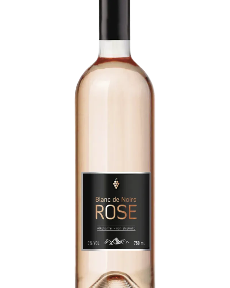 N°0 Blanc de Noirs Rosé non-alcoholic Rosé wine bottle