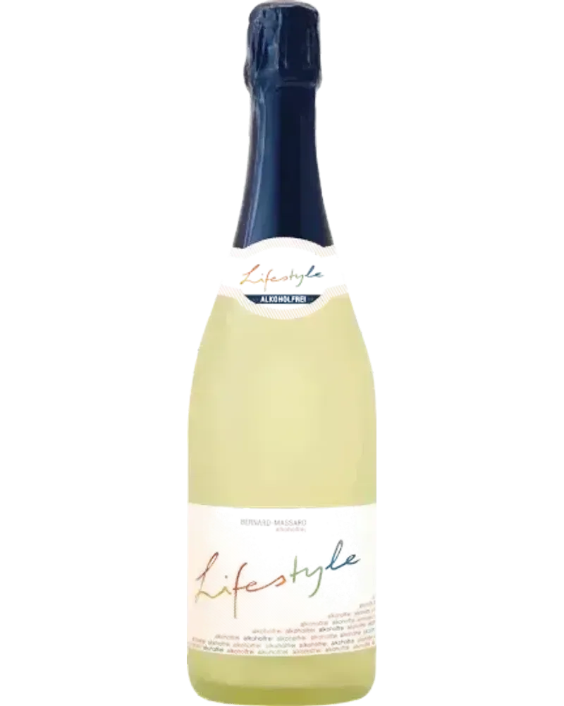 Lifestyle Sekt alkoholfreie Schaumwein weiß Weinflasche
