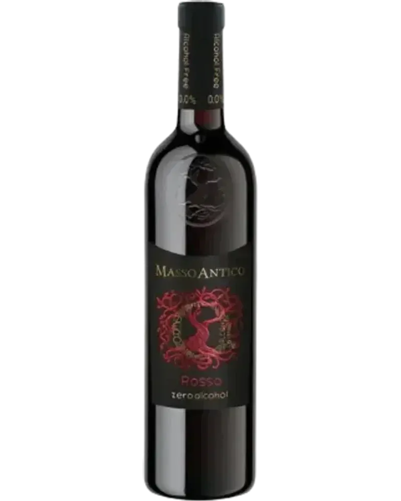 Rosso Zero non-alcoholic Red wine bottle