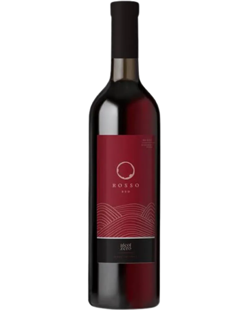 Premium Rosso alkoholfreie Rot Weinflasche