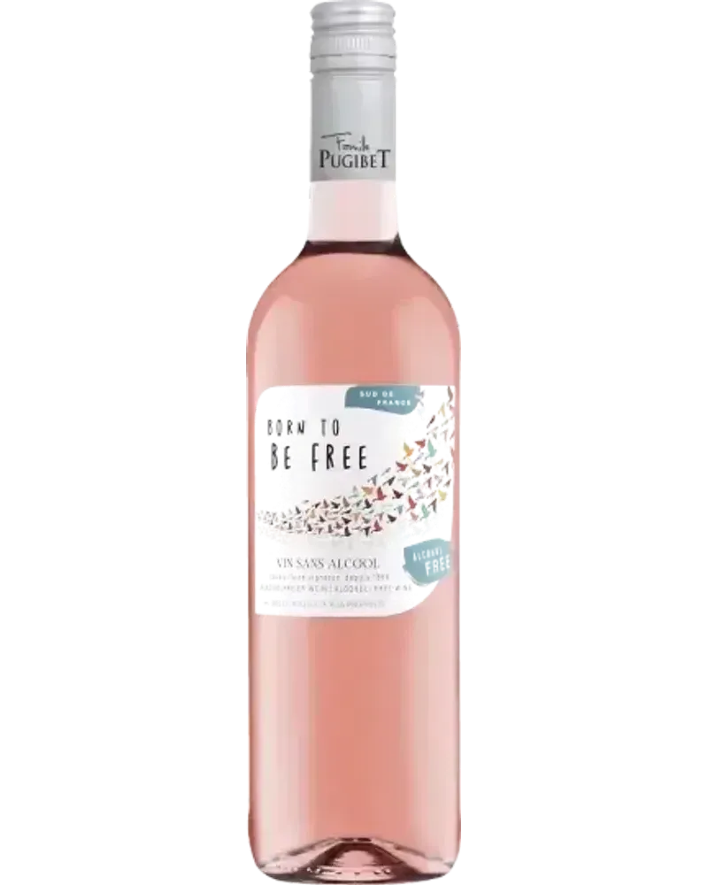 Born to be free Rosé bouteille de vin Rosé sans alcool