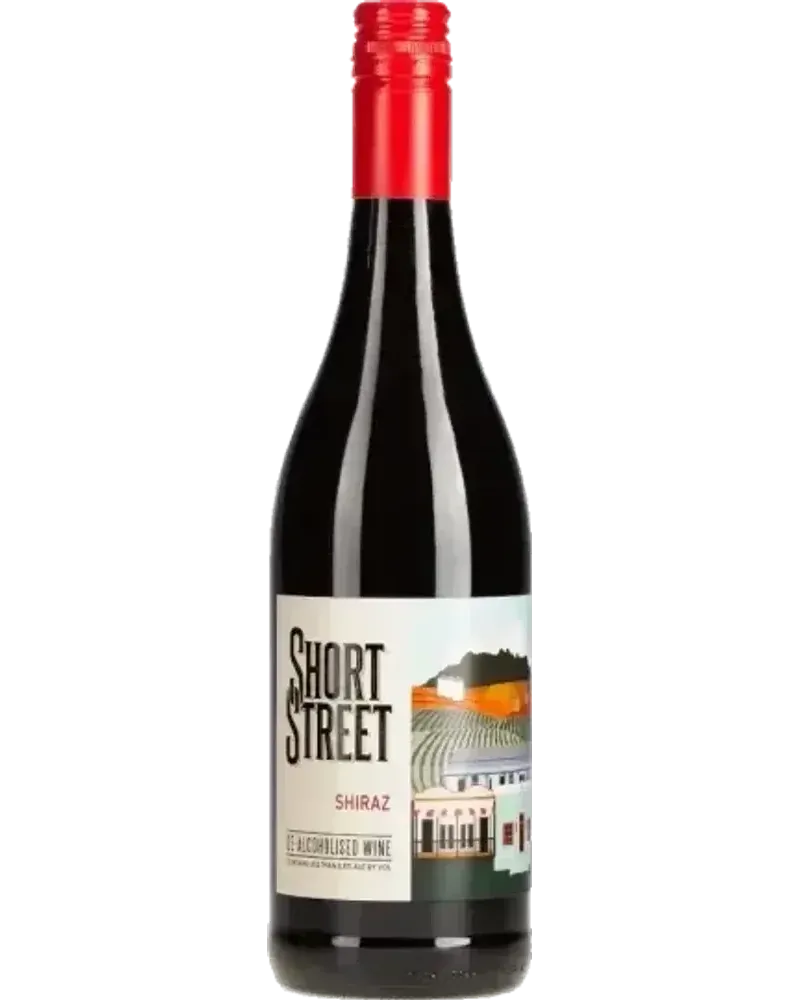 Short Street Shiraz alkoholfreie Rot Weinflasche