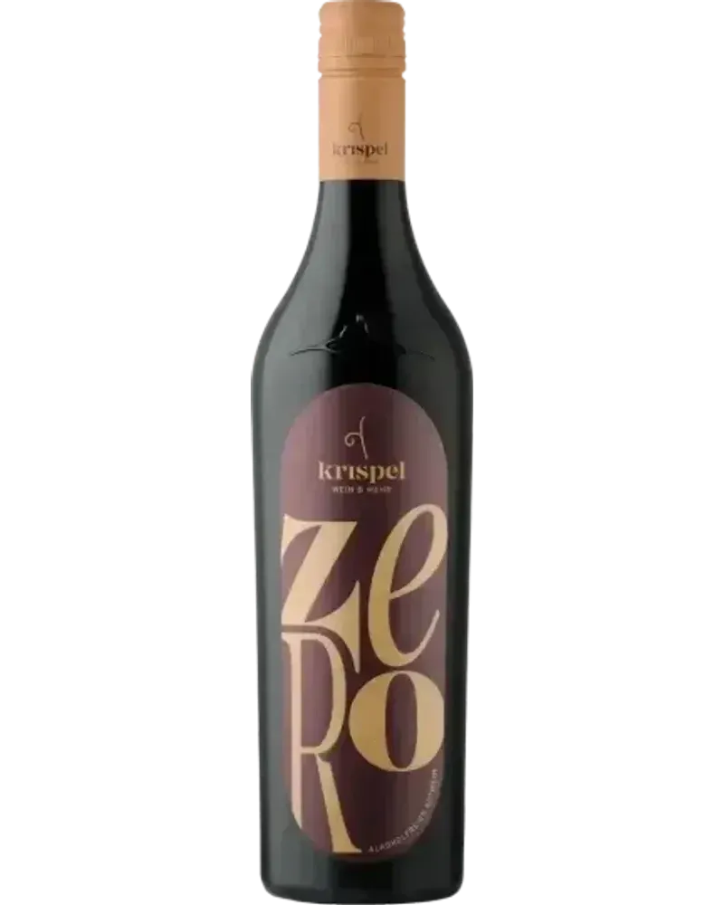 Zero rot alkoholfreie Rot Weinflasche