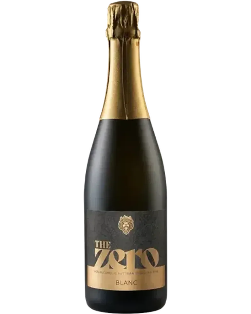 Sparkling Blanc non-alcoholic Sparkling White wine bottle