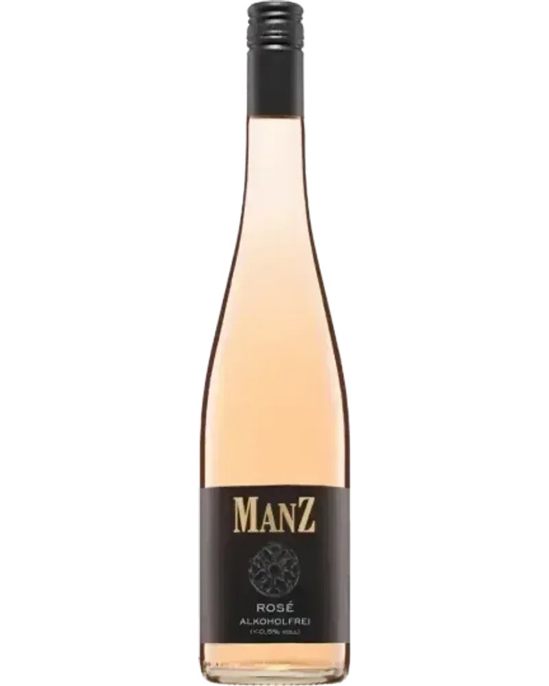 Rosé non-alcoholic Rosé wine bottle
