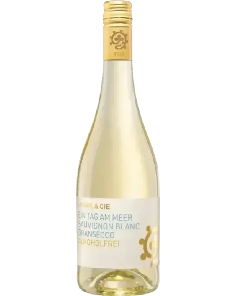 Ein Tag am Meer Gransecco Sauvignon Blanc bouteille de vin Blanc pétillant sans alcool