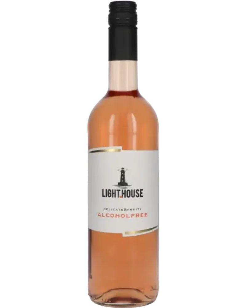 Rosé alcoholvrije Rosé wijnfles