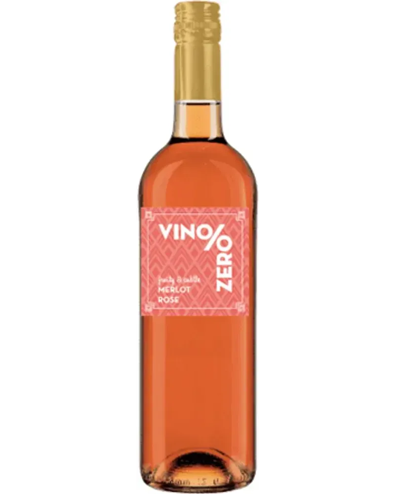 Merlot Rosé alcoholvrije Rosé wijnfles