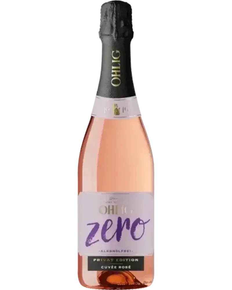 Zero Rosé non-alcoholic Sparkling Rosé wine bottle