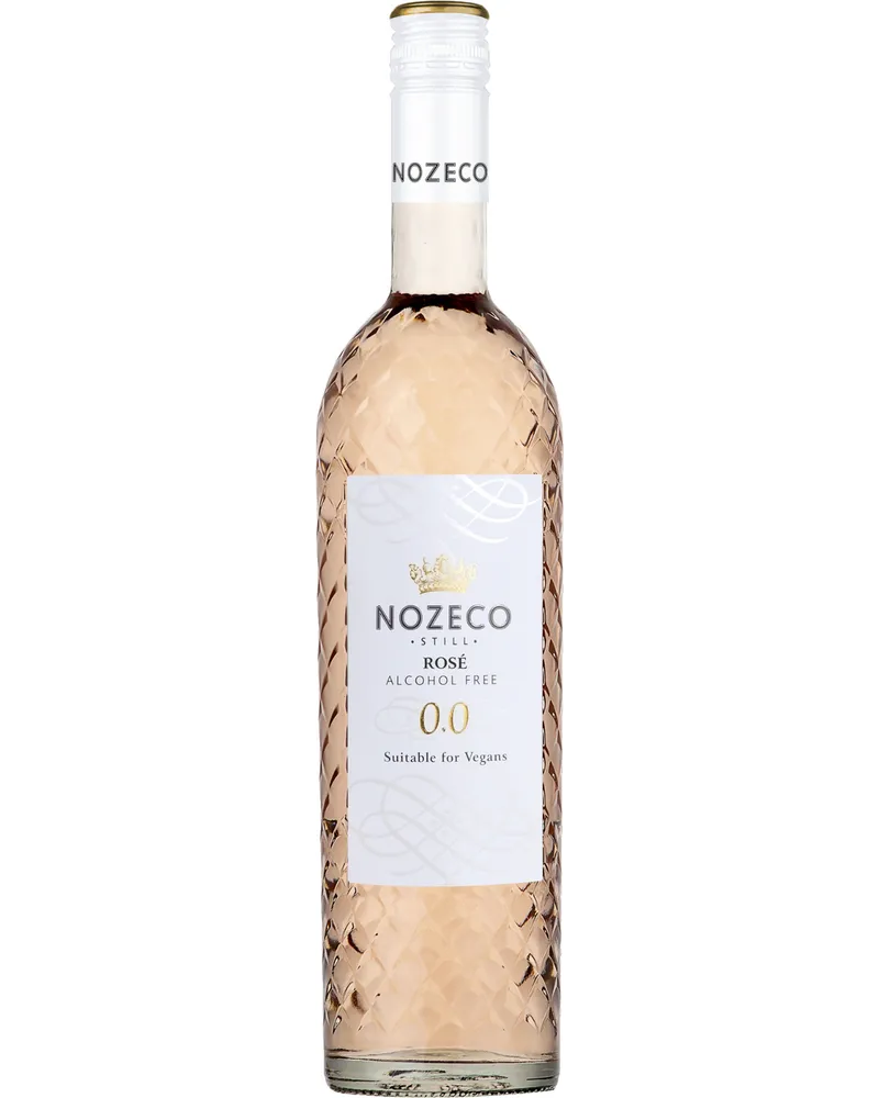 Rose alkoholfreie Rosé Weinflasche